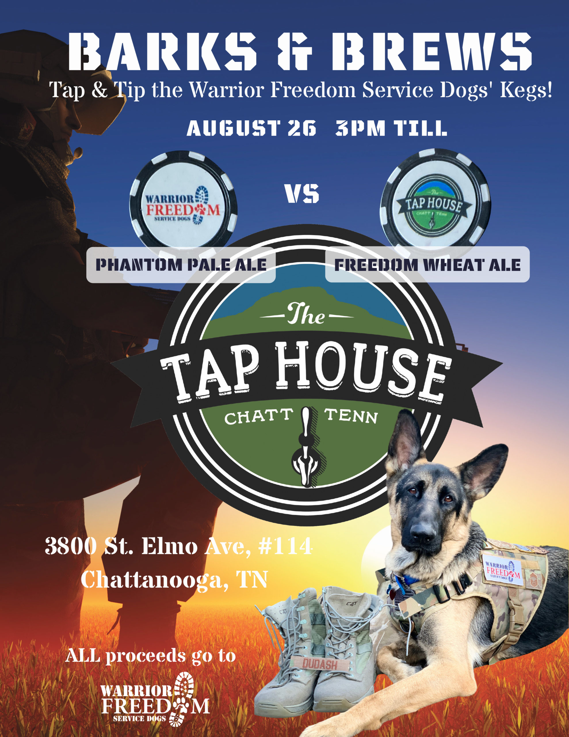 Barks and Brews August 26