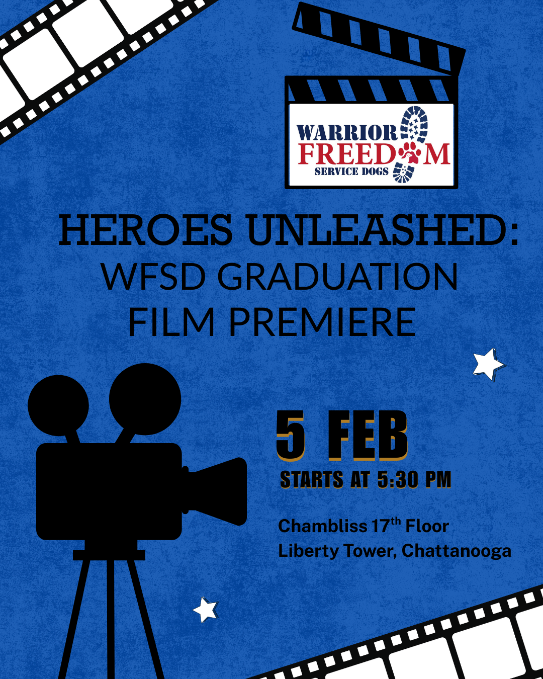 Black And Yellow Dynamic Illustrative Short Film Festival Instagram Post 1